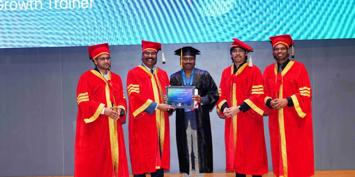 T-Hubలో తోరం వెంకటేశ్వరరావు (TVRao) కు AI గ్రాడ్యుయేషన్ పట్టా ప్రధానం