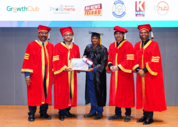 T-Hubలో పట్నం మోహన్ కుమార్ కు AI గ్రాడ్యుయేషన్ పట్టా ప్రధానం