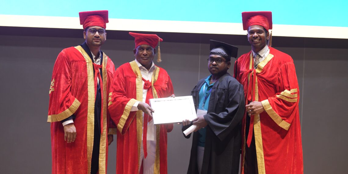 T-Hubలో చౌడవరపు క్రిష్ణ కు AI గ్రాడ్యుయేషన్ పట్టా ప్రధానం