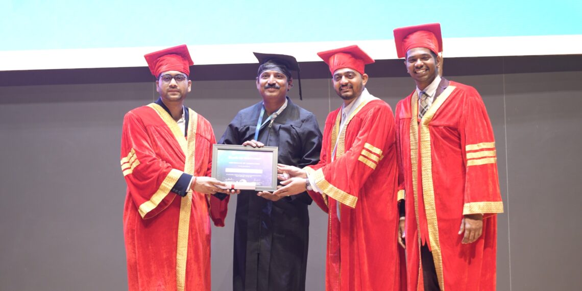 T-Hubలో వోలేటి వెంకట కిషోర్ బాబుకు AI గ్రాడ్యుయేషన్ పట్టా ప్రధానం