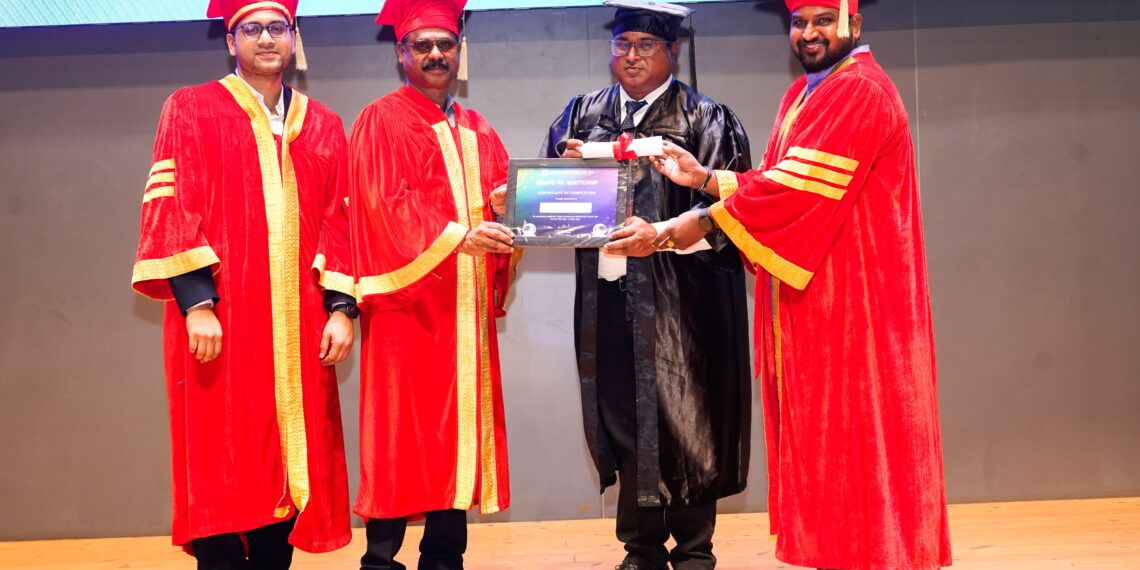 T-Hubలో నరేష్ కుమార్ బొలిశెట్టికి AI గ్రాడ్యుయేషన్ పట్టా ప్రధానం