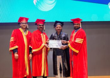 T-Hubలో కె.వి. సంజీవరావుకు AI గ్రాడ్యుయేషన్ పట్టా ప్రధానం