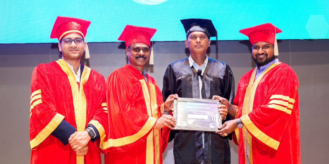 T-Hubలో వీరేందర్ మాచెర్లకు AI గ్రాడ్యుయేషన్ పట్టా ప్రధానం