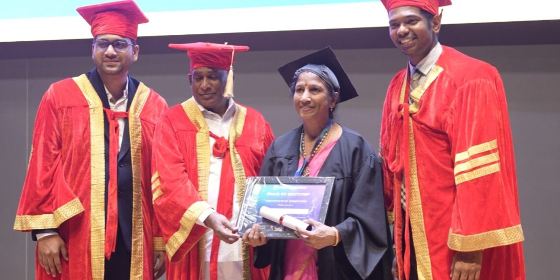 T-Hubలో రత్నమాల పచ్చారికి AI గ్రాడ్యుయేషన్ పట్టా ప్రధానం