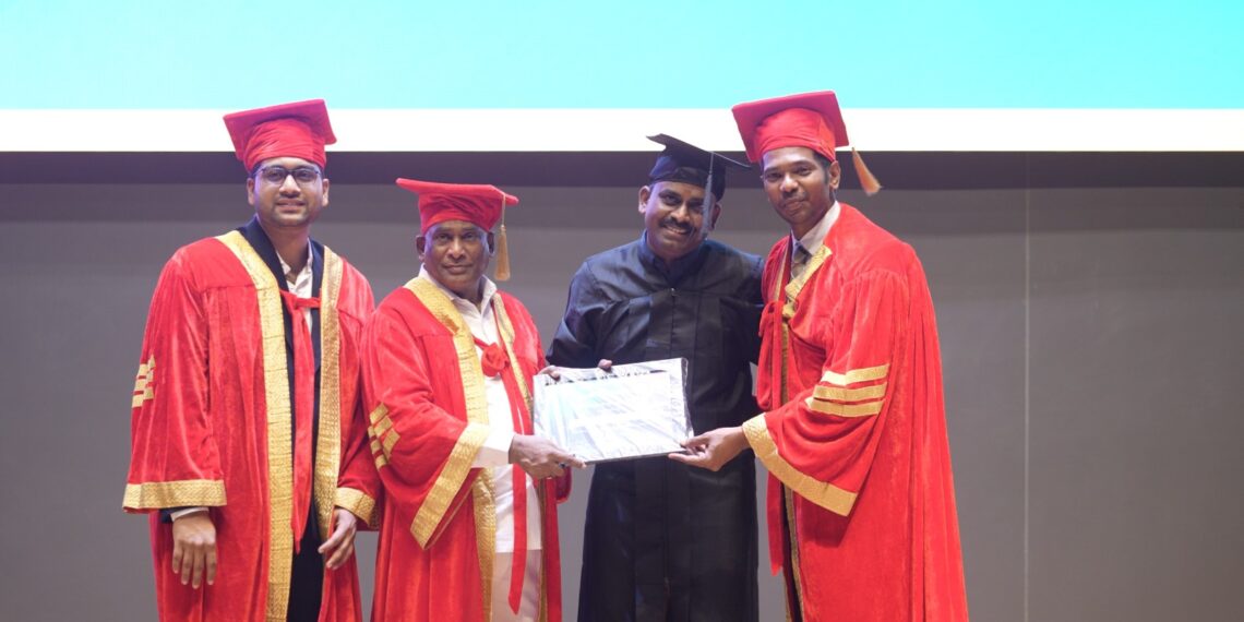 T-Hubలో సత్య మణికంఠకు AI గ్రాడ్యుయేషన్ పట్టా ప్రధానం