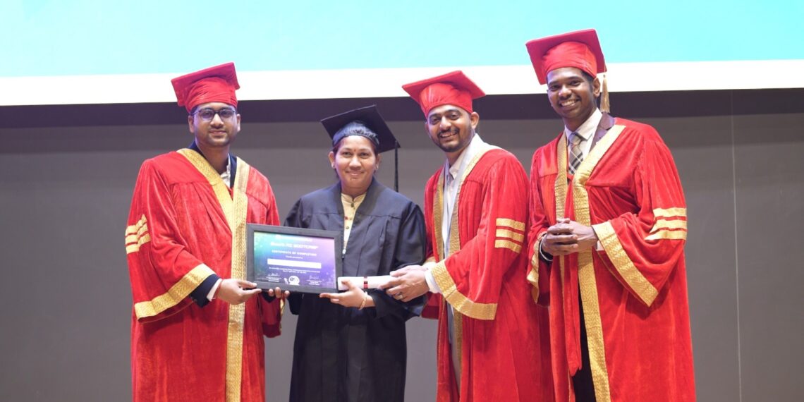 T-Hubలో దుర్గాభవానికి AI గ్రాడ్యుయేషన్ పట్టా ప్రధానం