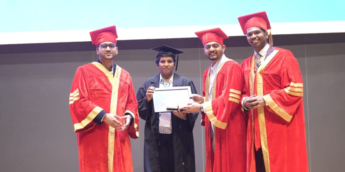 T-Hubలో కట్ట సురేఖకు AI గ్రాడ్యుయేషన్ పట్టా ప్రధానం