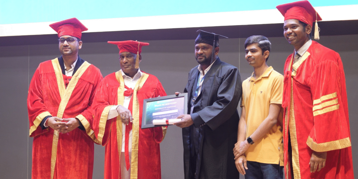 T-Hubలో శ్రీనివాసరావ్ కార్యంపుడికి AI గ్రాడ్యుయేషన్ పట్టా ప్రధానం