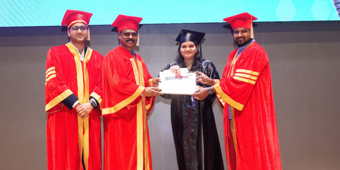 T-Hubలో సంధ్య పోకాలకు AI గ్రాడ్యుయేషన్ పట్టా ప్రధానం