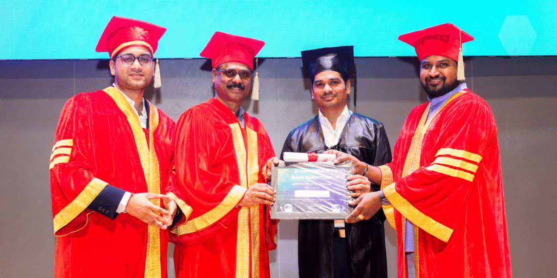 T-Hubలో బట్టుపల్లి రవీంద్ర చారికి AI గ్రాడ్యుయేషన్ పట్టా ప్రధానం