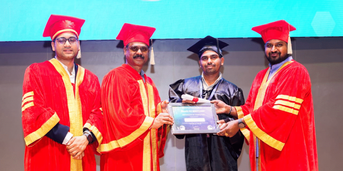 T-Hubలో కతే పవన్ కుమార్‌కు AI గ్రాడ్యుయేషన్ పట్టా & టాప్ పెర్ఫార్మర్ బహుమానం ప్రధానం