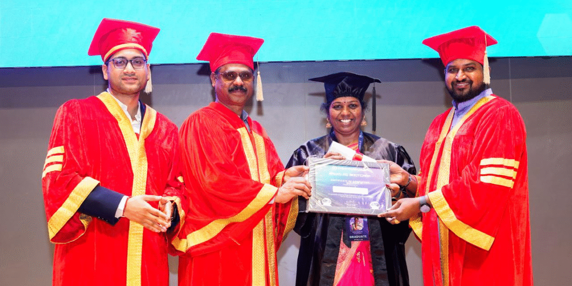 T-Hubలో లావణ్య వుప్పుగండ్లకు AI గ్రాడ్యుయేషన్ పట్టా ప్రధానం