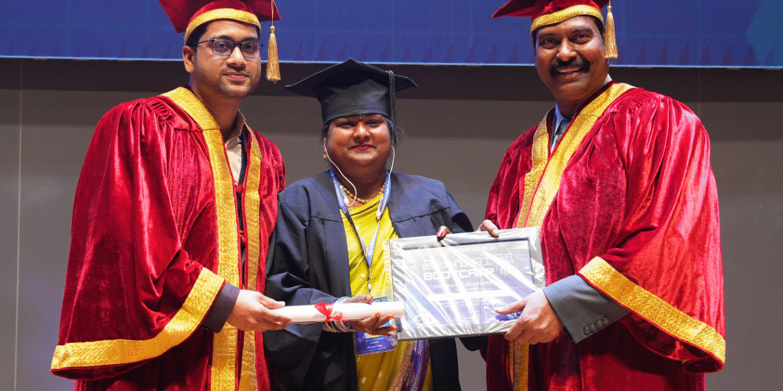 T-Hubలో తేనెపల్లి కల్పనకు AI గ్రాడ్యుయేషన్ పట్టా ప్రధానం