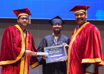 T-Hubలో గుణ శేఖర్ రెడ్డికి AI గ్రాడ్యుయేషన్ పట్టా ప్రధానం