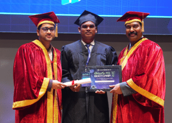 T-Hubలో నందికొల్ల నాగార్జునకు AI గ్రాడ్యుయేషన్ పట్టా ప్రధానం