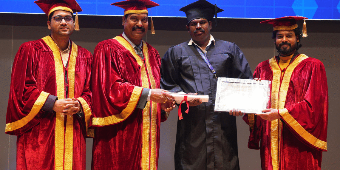 T-Hubలో హలోచి వీర సాయన రెడ్డికి AI గ్రాడ్యుయేషన్ పట్టా ప్రధానం