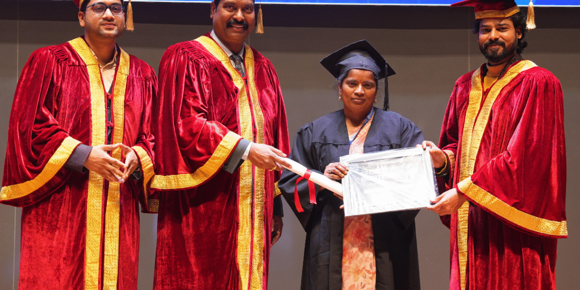 T-Hubలో పులుగం చంద్రకళకు AI గ్రాడ్యుయేషన్ పట్టా ప్రధానం