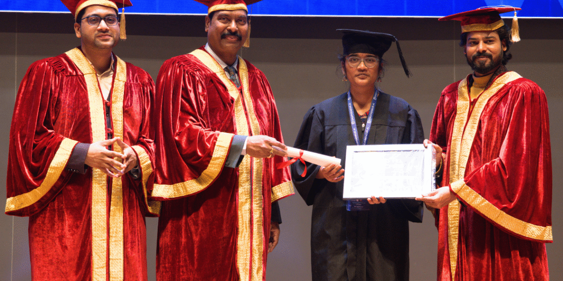 T-Hubలో విశ్వనాదుల రాజశ్రీకి AI గ్రాడ్యుయేషన్ పట్టా ప్రధానం