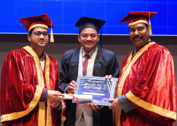 T-Hubలో బొడ్డుపల్లి హరీష్‌కు AI గ్రాడ్యుయేషన్ పట్టా ప్రధానం