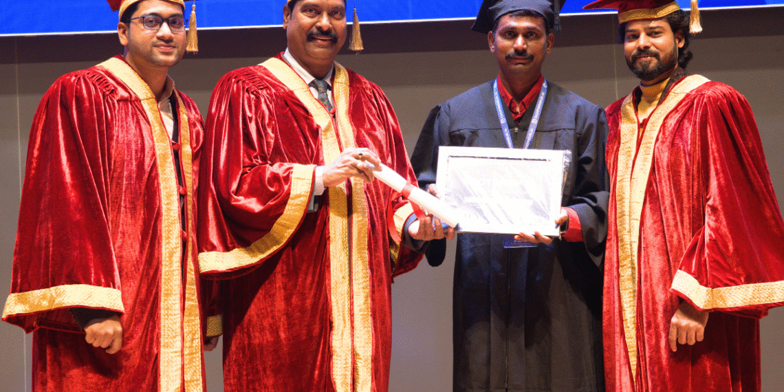 T-Hubలో ఆకుతోట విక్రమ్ కుమార్‌కు AI గ్రాడ్యుయేషన్ పట్టా ప్రధానం