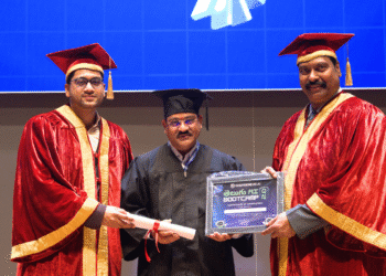 T-Hubలో చిందం లింగమూర్తికి AI గ్రాడ్యుయేషన్ పట్టా ప్రధానం