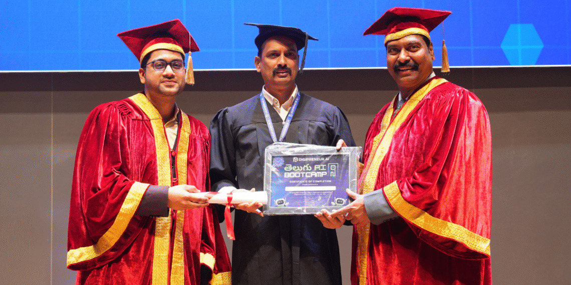 T-Hubలో రంజిత్ కుమార్ రెడ్డికి AI గ్రాడ్యుయేషన్ పట్టా ప్రధానం