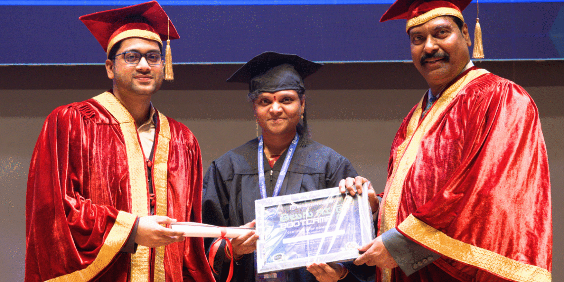T-Hubలో పోతుబోయిన కిరణ్మయికి AI గ్రాడ్యుయేషన్ పట్టా ప్రధానం
