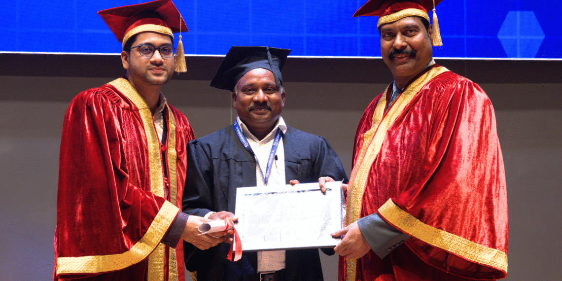 T-Hubలో నెమ్మడి శ్రీనివాస రావుకు AI గ్రాడ్యుయేషన్ పట్టా ప్రధానం