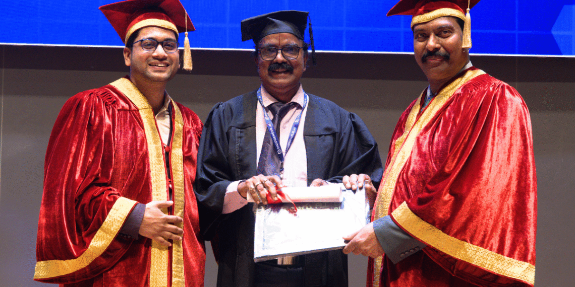 T-Hubలో ఎం.వి.ఎ. నరసింహాచార్యులుకు AI గ్రాడ్యుయేషన్ పట్టా ప్రధానం