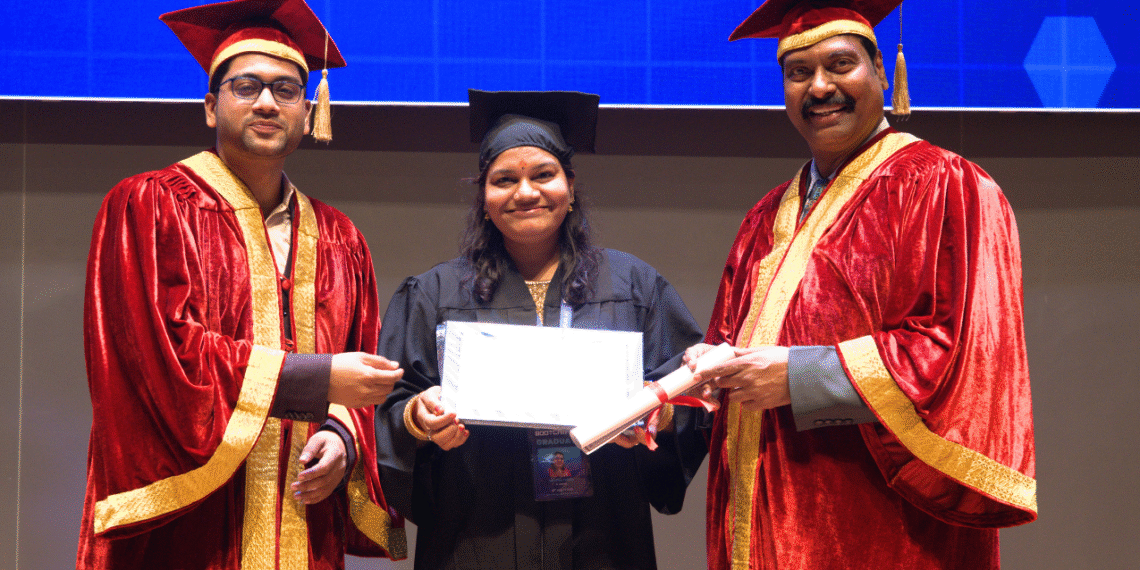 T-Hubలో సంధ్య పోకలకు AI గ్రాడ్యుయేషన్ పట్టా ప్రధానం