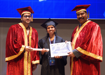 T-Hubలో అవ్వ దేవయానికి AI గ్రాడ్యుయేషన్ పట్టా ప్రధానం