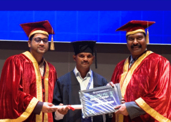 T-Hubలో నరేంద్రకు AI గ్రాడ్యుయేషన్ పట్టా ప్రధానం