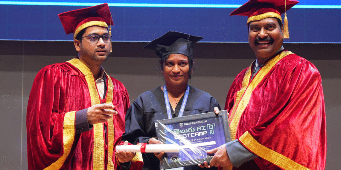 T-Hubలో ఆశకు AI గ్రాడ్యుయేషన్ పట్టా ప్రధానం
