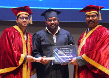 T-Hubలో జి ఎస్ ఉదయ భాను రావూరికి AI గ్రాడ్యుయేషన్ పట్టా ప్రధానం