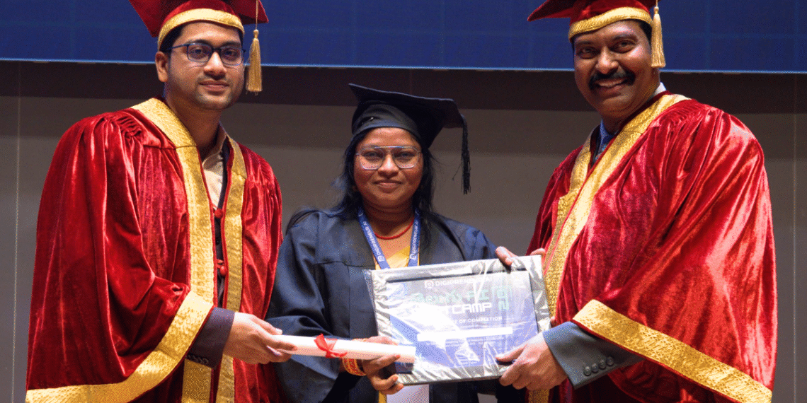 T-Hubలో కోట సరితకు AI గ్రాడ్యుయేషన్ పట్టా ప్రధానం