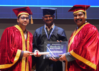 T-Hubలో గజరాం విజయ్ కుమార్‌కు AI గ్రాడ్యుయేషన్ పట్టా ప్రధానం