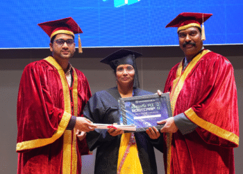 T-Hubలో విజయ రొంగలికి AI గ్రాడ్యుయేషన్ పట్టా ప్రధానం