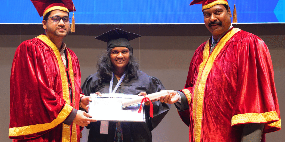 T-Hubలో వొరుగంటి రూపరేణుకకు AI గ్రాడ్యుయేషన్ పట్టా ప్రధానం