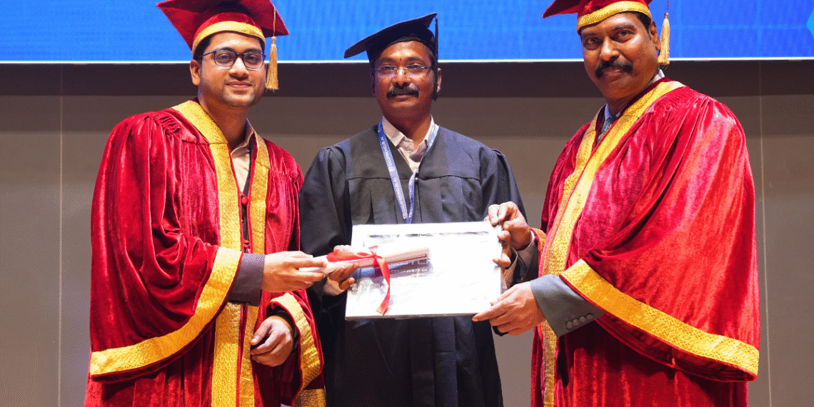 T-Hubలో వుండవల్లి నాగేశ్వరరావుకు AI గ్రాడ్యుయేషన్ పట్టా ప్రధానం