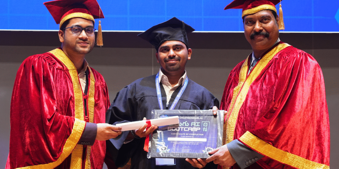 T-Hubలో పవన్ కుమార్ కతేకు AI గ్రాడ్యుయేషన్ పట్టా ప్రధానం