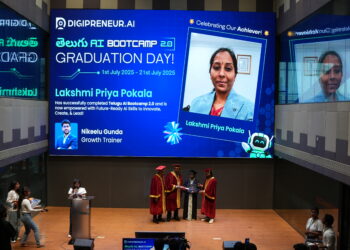 T-Hubలో పోకల లక్ష్మి ప్రియకు AI గ్రాడ్యుయేషన్ పట్టా ప్రధానం